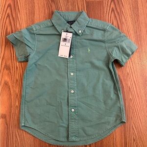 Polo Ralph Lauren Boy’s Cotton Oxford Short Sleeves Shirt, Size 4